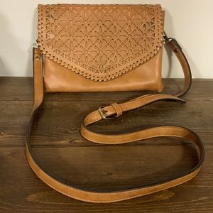 Leather crossbody purse